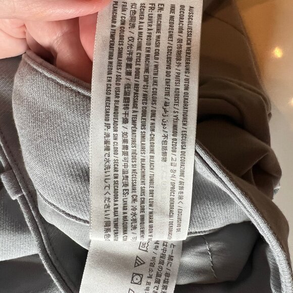 Abercrombie & Fitch High Rise Wide Leg Tailored Trousers Gray Size 12 31 short - Picture 6 of 7